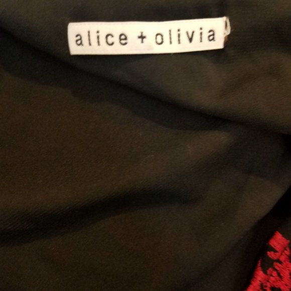 Alice & Olivia Naya Embroidered Peasant Top - Picture 7 of 7